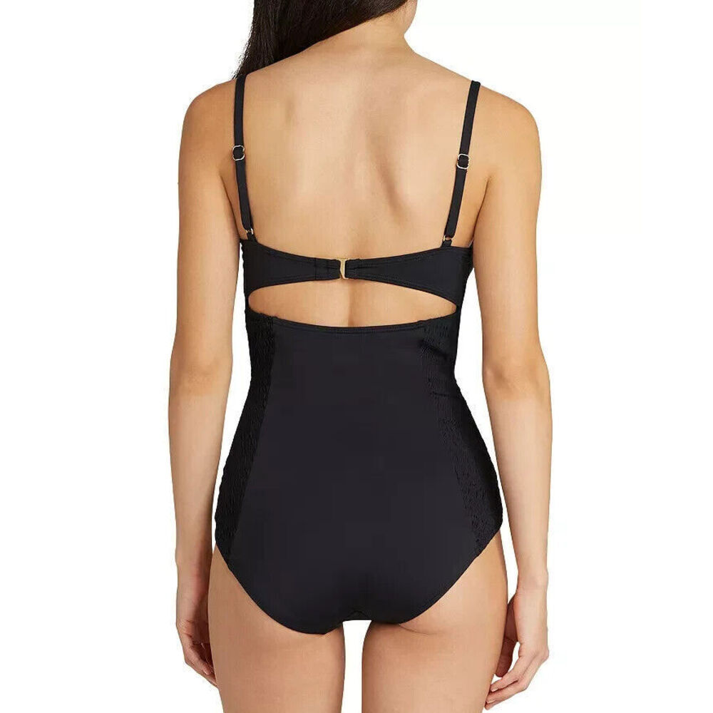 NEW! Kate Spade Women's S Smocked Underwire One-Piece Swimsuit NWT $185 - Picture 2 of 2